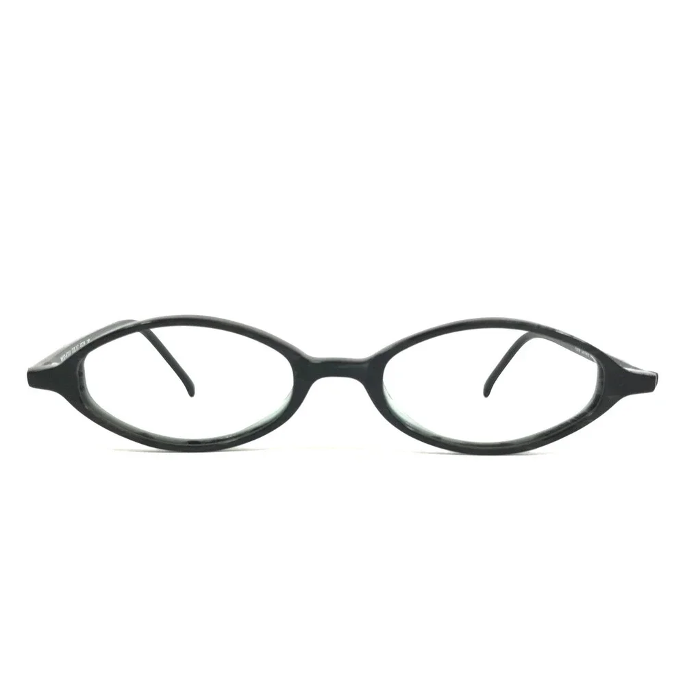ogi Petite Eyeglasses Frames MOD. A7010 COL. 117 Black Gray Oval 43-18-140